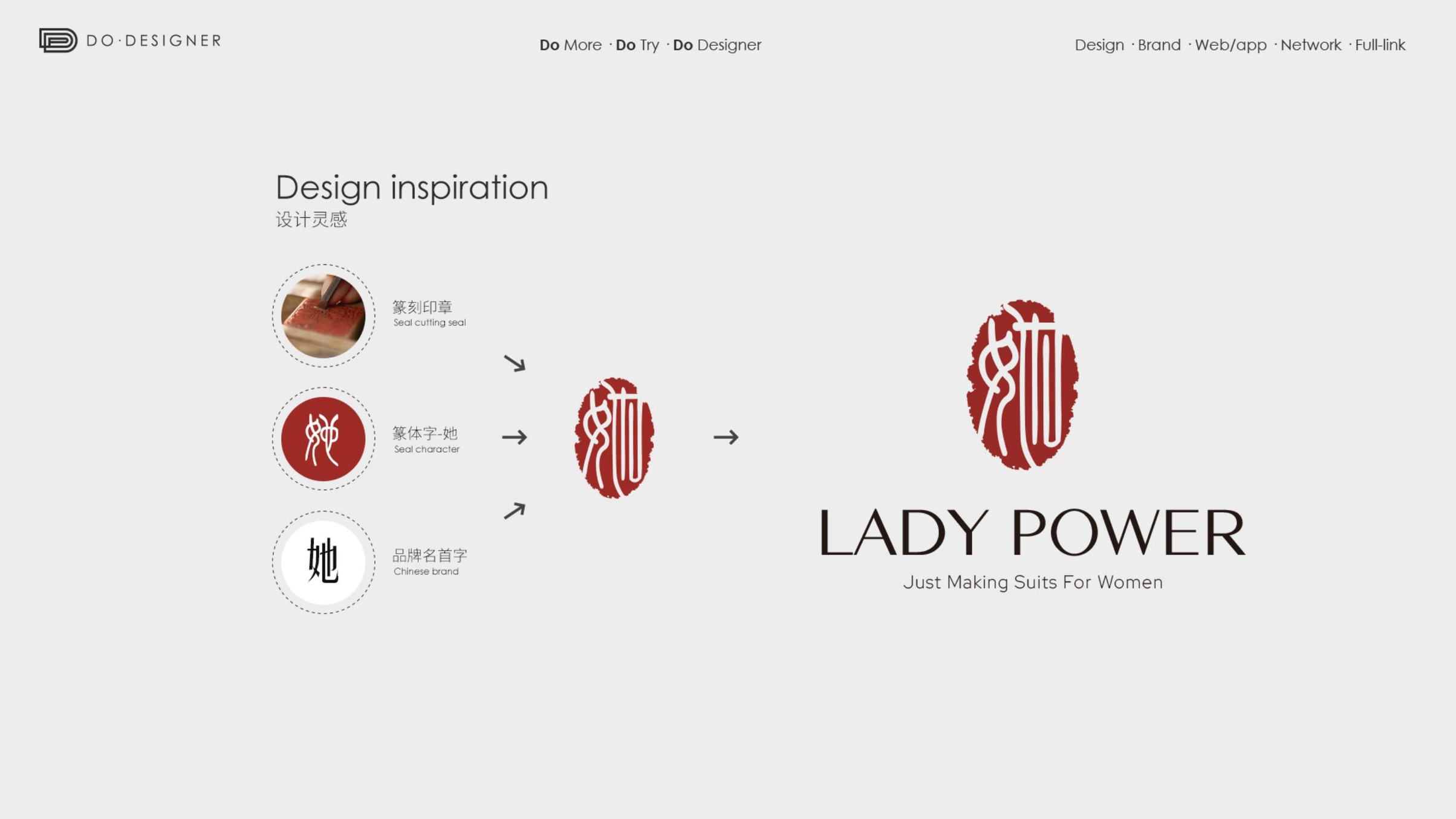 LADY POWER品牌LOGO设计案例展示图